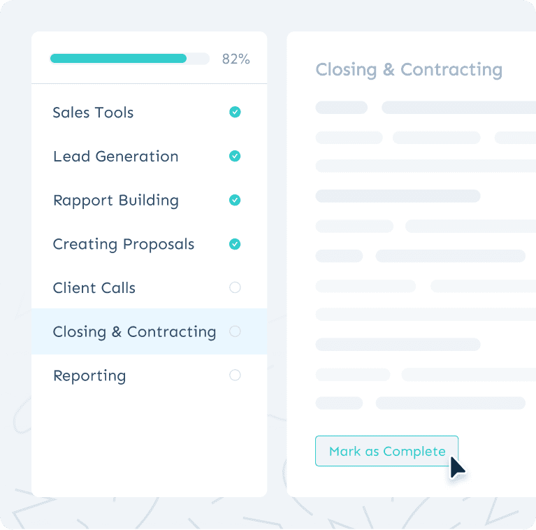 Waybook dashboard showing staff training progress, compliance completion rates, and procedure acknowledgment status across a care team